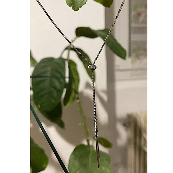 Sterling Silver Geometric Choker - Picture 7 of 7